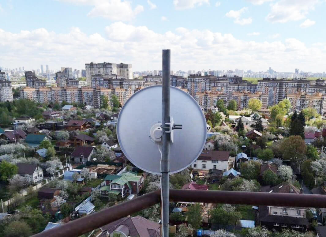 Установка спутникового Интернета Триколор в Дедовске: фото №1